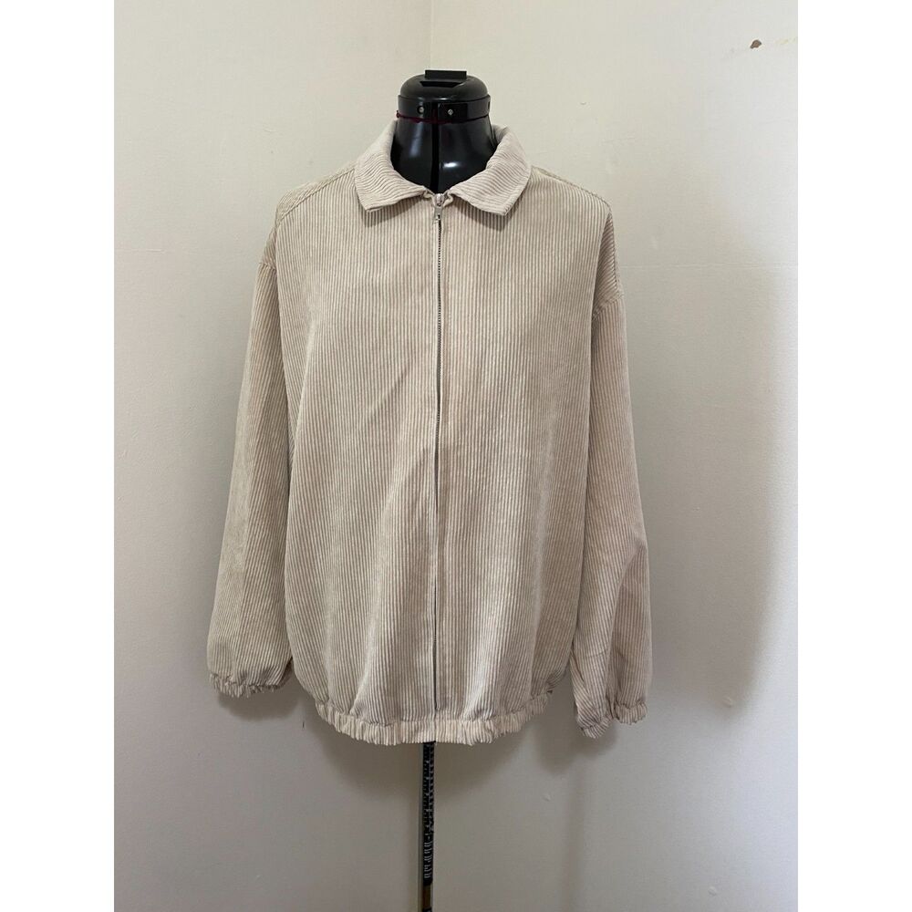 Love Wish Corduroy Zip Up Jacket Womens Size L